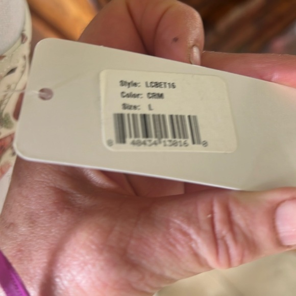 L Space by Monica Wise bra crochet back NWT. Large - Picture 11 of 16